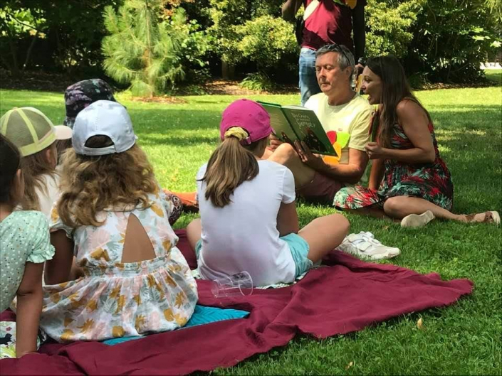 Lecture au jardin des plantes