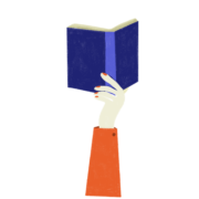 Main avec livre